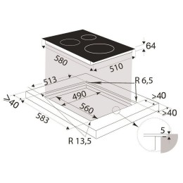 Варочная поверхность Brandt BPG6414B