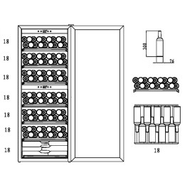 Винный шкаф CASO WineComfort 126
