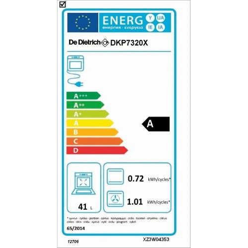 Духовой шкаф De Dietrich DKP7320X