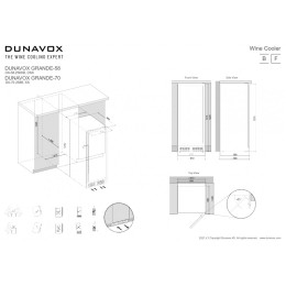 Винный шкаф Dunavox DX-70.258B