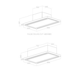 Вытяжка Elica CLOUD SEVEN IX/A/90