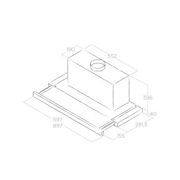 Вытяжка Elica ELITE 35 GRIX/A/60