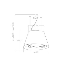 Вытяжка Elica JUNO URBAN ZINC/F/50