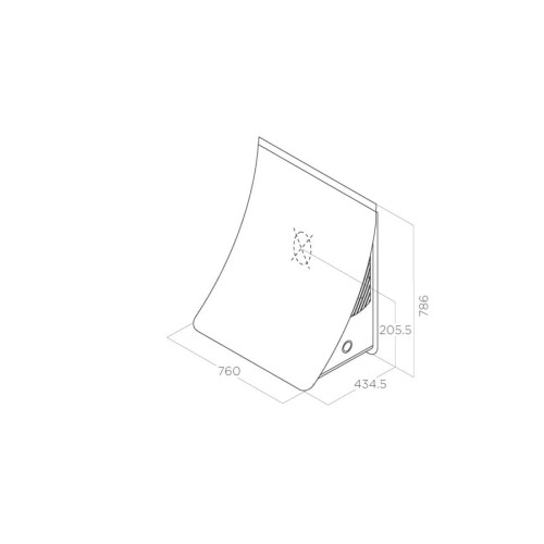 Вытяжка Elica NUAGE DRYWALL/F/75