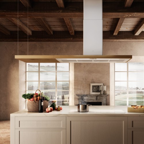 Вытяжка Elica BIO ISLAND WH/A/120X53 ROVERE