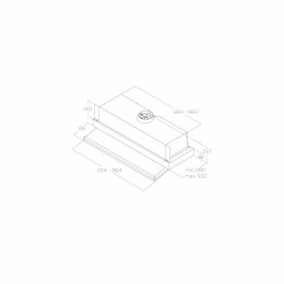 Вытяжка Elica CIAK 2.0 GR/A/60