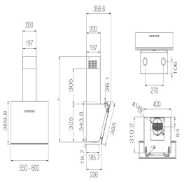 Вытяжка Elica JUST DRY BL/A/55