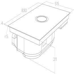 Варочная поверхность Elica NIKOLATESLA SWITCH GLOW EVO BL/A/83