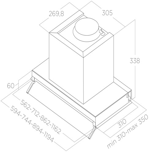 Вытяжка Elica BOXIN ADV PLUS @ BLMAT/A/90