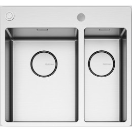 Мойка Falmec GARDA DOPPIA 31-18 CM Inox (Flush/TopMount)