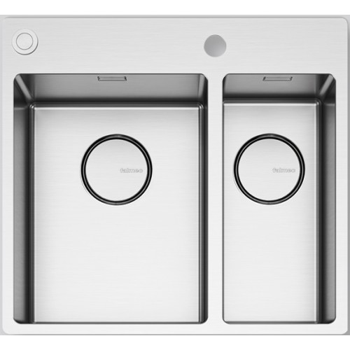 Мойка Falmec GARDA DOPPIA 31-18 CM Inox (Flush/TopMount)