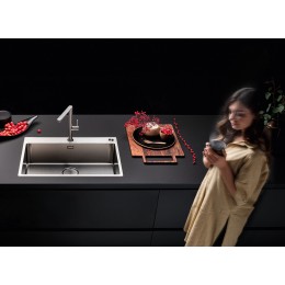 Мойка Falmec GARDA 70 CM Inox (Flush/TopMount)