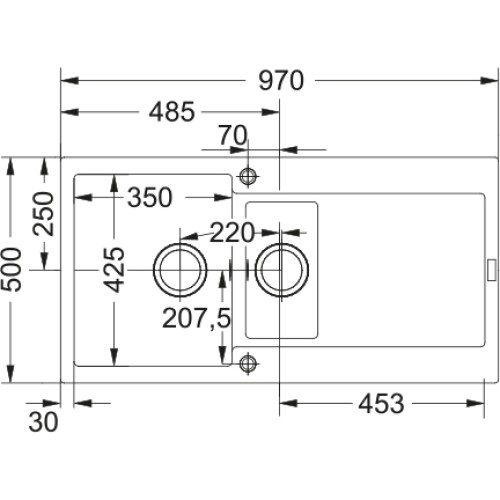 Мойка Franke MRG 651 белый фрагранит