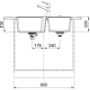 Мойка Franke UBG 620-86 (114.0582.292) миндаль фрагранит