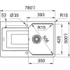 Мойка Franke UBG 611-78 белый фрагранит (стоп)