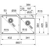 Мойка Franke UBG 620-86 (114.0634.794) черный мат фрагранит