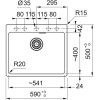 Мойка Franke MRG 610-54 FTL белый фрагранит