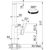 Смеситель Franke Mythos Swivel (115.0547.852) нерж. сталь