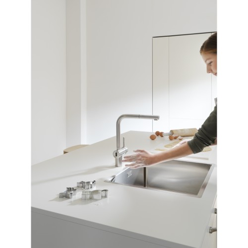 Смеситель Franke Atlas Neo Sensor pull-out нерж. сталь cмеситель