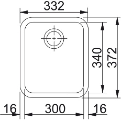 Мойка Franke GAX 110-30, сталь, под столешницу