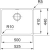 Мойка Franke SID 110-50 3,5 , цвет оникс