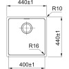 Мойка Franke FEX 210-40 стоп-вентиль