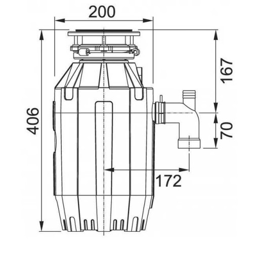 Измельчитель пищевых отходов Franke Turbo Elite TE-125