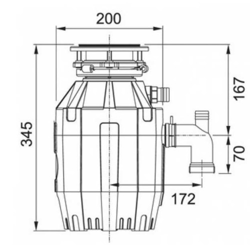Измельчитель пищевых отходов Franke Turbo Elite TE-50