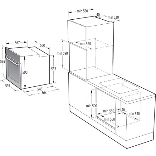 Духовой шкаф Gorenje BO6725E02NBG