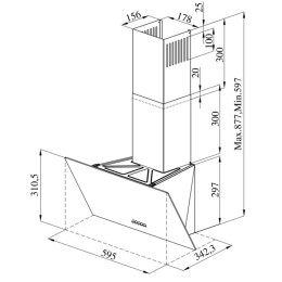 Вытяжка HiSTORY CAG 65B1 FWH