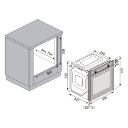 Духовой шкаф HiSTORY OEP8510P.FIX