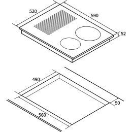 Варочная поверхность Hiberg i-MS 6049 B
