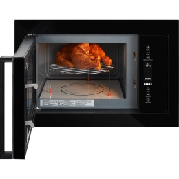 Встраиваемая микроволновая печь Hiberg i-VM 8505 B (инверторная)