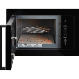 Встраиваемая микроволновая печь Hiberg i-VM 8505 B (инверторная)