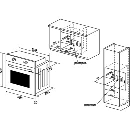 Духовой шкаф Hiberg VM 6260 RB