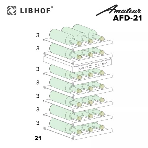 Винный шкаф Libhof AFD-21 Silver