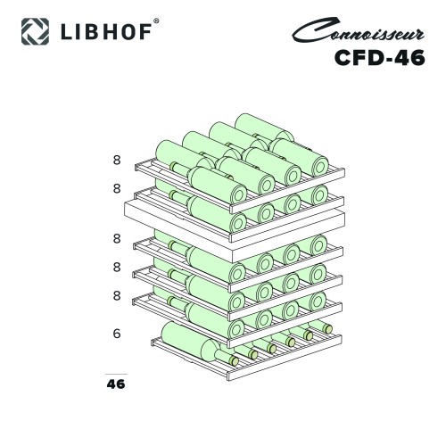 Винный шкаф Libhof CFD-46 Black