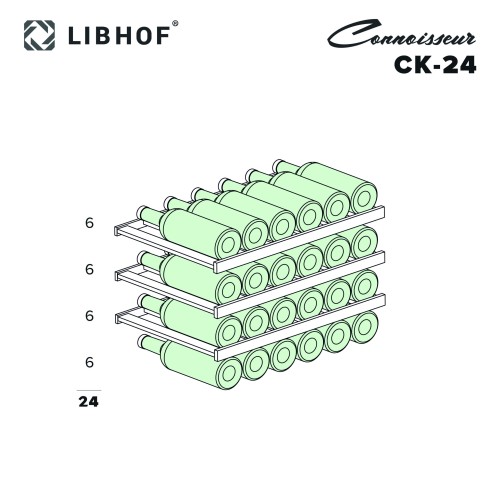 Винный шкаф Libhof CK-24 Black