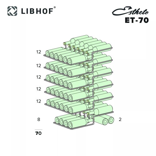 Винный шкаф Libhof ET-70 Black