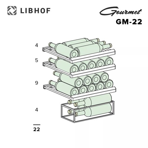 Винный шкаф Libhof GM-22 Black