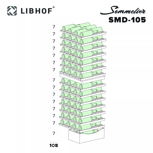 Винный шкаф Libhof SMD-105 Black