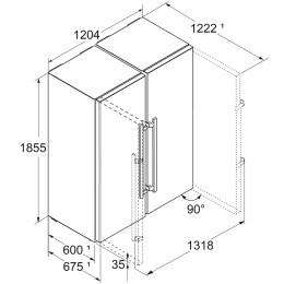 Холодильник Liebherr XRFsd 5230 (SFNsde 5237 + SRsde 5230)