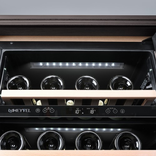 Винный шкаф Meyvel MV46PRO-KBT2 (Тёмный шоколад)