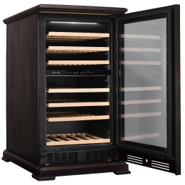 Винный шкаф Meyvel MV77PRO-KBT2 (Тёмный шоколад)
