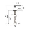 Дозатор для моющего средства Omoikiri OM-05-C