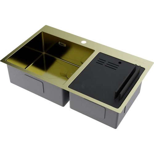 Мойка Omoikiri Akisame 86-2-LG Side