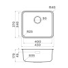 Мойка Omoikiri Omi 43-U/I-IN Ultra Mini