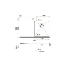 Мойка Omoikiri Akisame 78-GM-R
