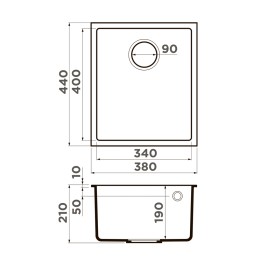 Мойка Omoikiri Bosen 38-U-PL