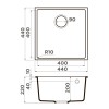 Мойка Omoikiri Bosen 44-U-SA